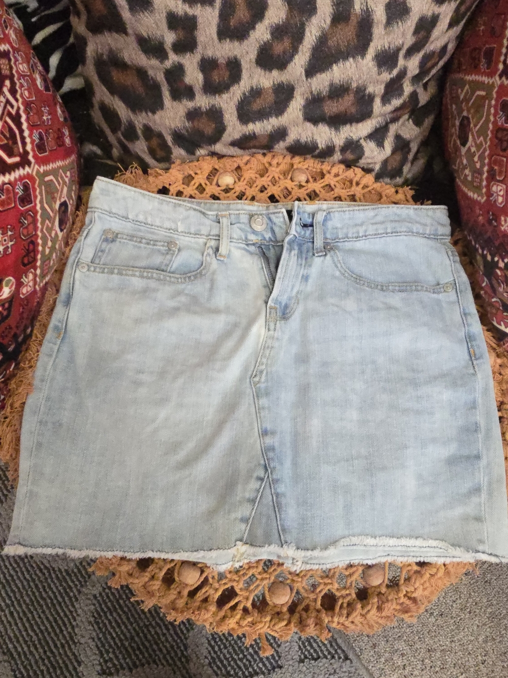 GAP Light Blue Denim Mini Skirt